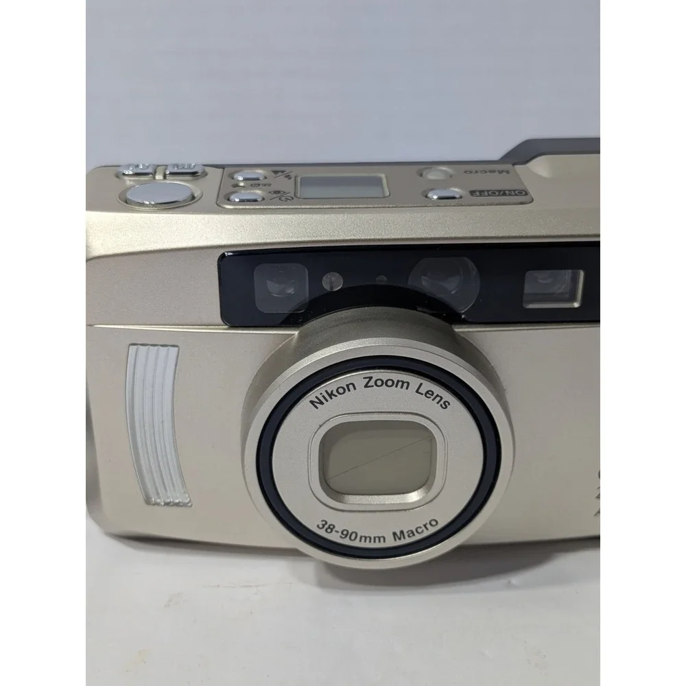 Nikon One Touch Zoom 90 AF 35mm Point & Shoot Film Camera Tested & Working Flash